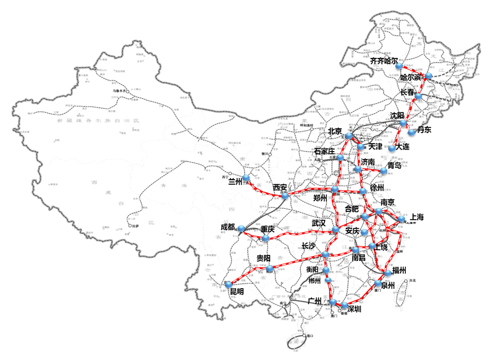 高铁“z6尊龙凯时官方网站号”从南到北，从东到西，彰显品牌升级新实力